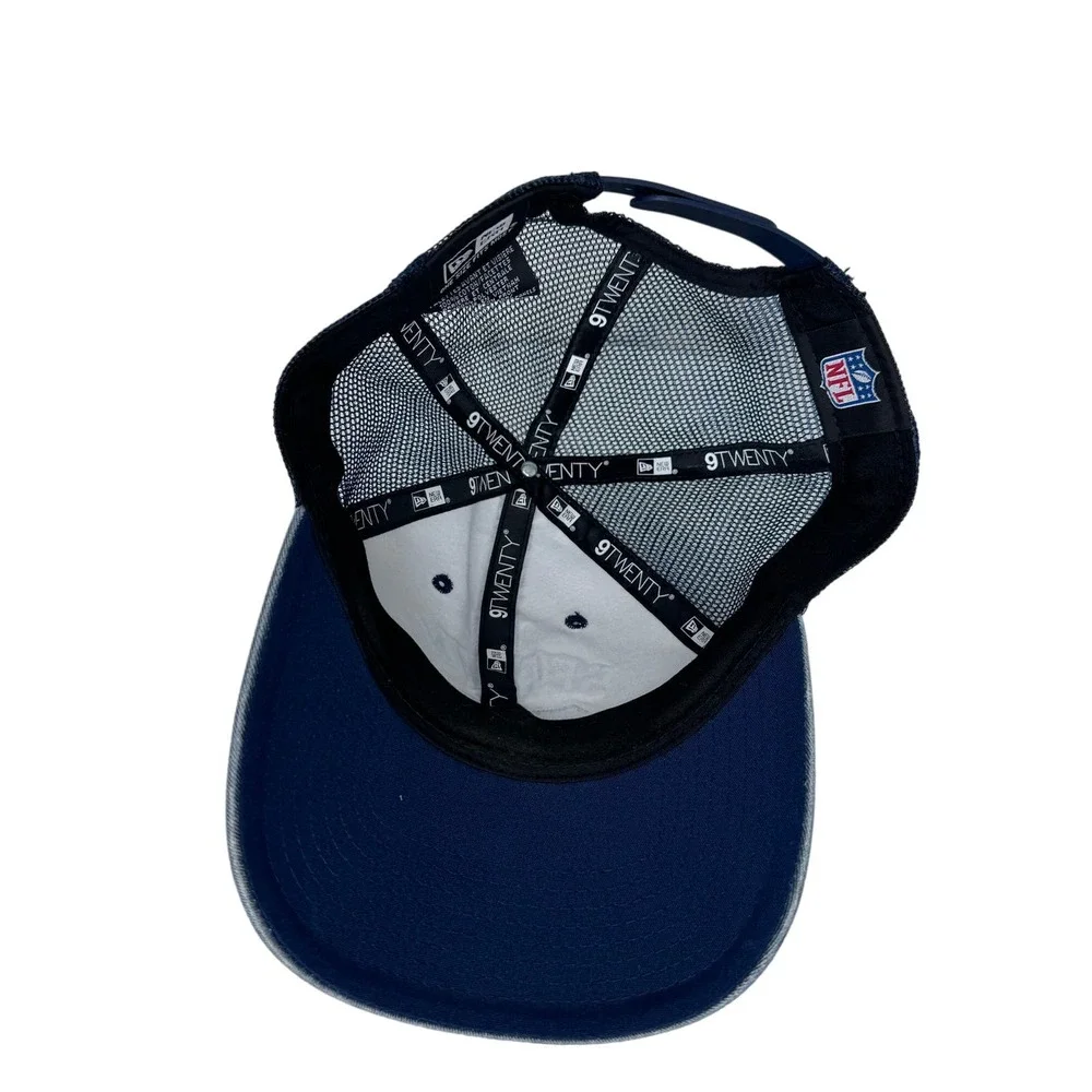 New Era NFL Seattle Seahawks 9TWENTY Snapback Baseball Hat Cap Mesh Back Blue OS